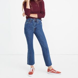 Madewell Rigid Demi-Boot Crop Jeans